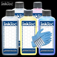 5X1L InkTec® Pigment Refill Ink For T6941 T6942 T6943 T6944 T6945 picture