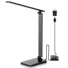 LED Desk Lamp for Home Office, 3 Levels Dimmable Light Normal, Black picture