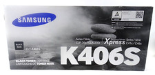 Genuine Samsung CLTK406S / CLT-K406S / 406S Black Toner for Xpress C41x / C46x picture