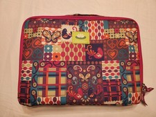 Lily Bloom Padded Laptop Case Y2K Style Multicolor 13.5in X 9.5in picture