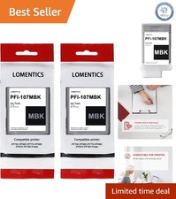 PFI-107 130ml Matte Black Ink Tank 2-Pack for Reliable Printing Performance picture