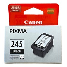 Canon 245 Black Pixma Fine Ink Cartridge Factory Sealed OEM New - Factory Sealed picture