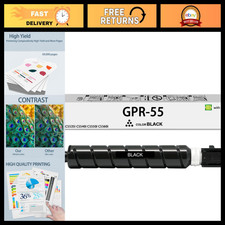 Compatible Black Toner Cartridge with Chip for Canon GPR-55 - High Yield, Qualit picture