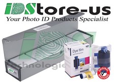 Genuine Magicard MA300YMCKO Full Color Ribbon & 500 Blank White PVC Cards Bundle picture