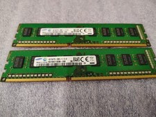 2 (pair) Samsung 4GB DDR3 desktop RAM modules  picture