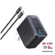Nano USB C Charger, Ultra-Fast 70W Output 3-Port Fast Charger USB C, Black picture