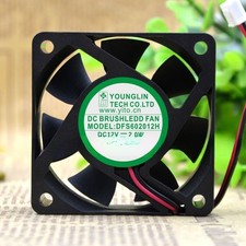 1 pcs YOUNGLIN 6020 DFS602012H DC12V 2.0W 6CM cooling fan picture