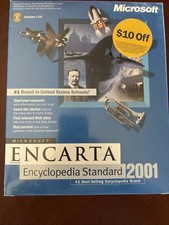 Microsoft ENCARTA Multimedia Encyclopedia 2001 SOFTWARE Windows 95/98,2000 picture