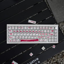 China Classic Red Alter Theme Keycaps 132Pcs/set PBT Cherry Profile picture