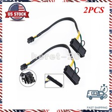 2PCS ATX 24 pin to 6pin Power Supply Cable for DELL Optiplex 3050 3060 3080 3681 picture
