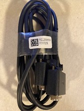 Dell 5KL2H06509 VGA-Male to VGA-Male Cable Cord 6FT Black Monitor Laptop OEM New picture