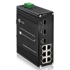 Industrial Ethernet Switch 6-Port PoE Multimode Fiber100M (6×RJ45+3×100Base-FX) picture