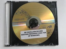 HP PAVILLION DV1000 RESTORE RECOVERY DISC FOR XP WINDOWS picture