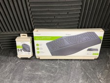 Targus EcoSmart Ergonomic Keyboard + ErgoFlip Mouse Combo AKM624USZ SEALED NEW✅✅ picture