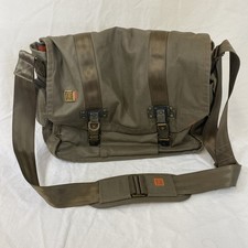 Ful Red Label Ampt Olive Military Padded Canvas Laptop Messenger Commuter Bag picture