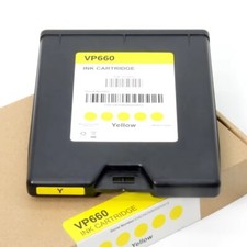 NEW INK CARTRIDGE WITH COMPATIBLE CHIP FOR VIPCOLOR VP660 LABEL PRINTER picture