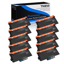 10PK Black TN850 Toner For Brother TN-850 HL-L5200DW HL-L6200DW DCP-L5500DN picture