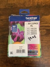 Brother LC30133PKS XL High Yield Color Ink Cartridges 3 Pack Genuine 2026 picture