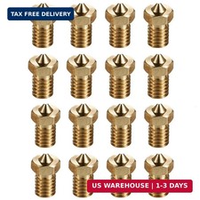 16Pcs V6 Nozzles 0.4mm Compatible for E3D V5 V6 Hotend, V6 Nozzle 0.4mm Compatib picture