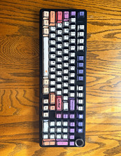 AULA F99 Pro Custom Mechanical Keyboard Manga Keycaps Sea Salt Pro Silent Switch picture