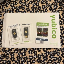 2 New Yubico YubiKey 5 NFC With Rainbow Color Yubikeys picture
