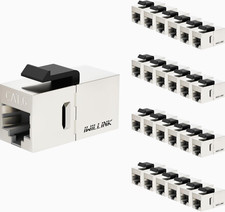 Cat6 Coupler RJ45 Cat6 Shielded Coupler 25-Pack Ethernet Coupler Female to Fe. picture