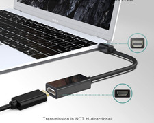 Compeve Mini DP M Thunderbolt to HDMI F Cable Display Port Adapter Converter picture