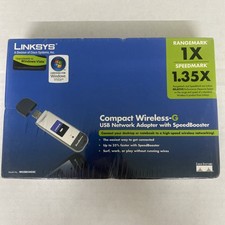 Linksys WUSB54GSC Compact Wireless-G USB Network Adapter Brand New Sealed Box picture
