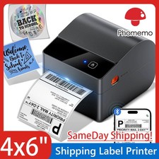 4x6 Thermal Shipping Label Printer Bluetooth Shipping maker USPS FedEx UPS lot picture