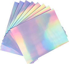 30 Sheets Holographic Sticker Paper for Inkjet & Laser Printer 8.5X11 Inch picture