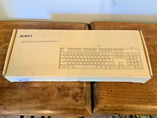 New AUKEY LED Backlit Mechanical Gaming Keyboard KM-G6 104 Key Wired USB picture