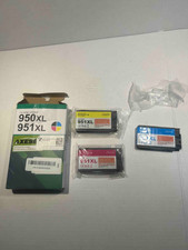 AXESE 951XL Ink Cartridges Cyan Magenta Yellow 3 Pack Compatible HP Open Box picture