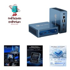 Efficient Mini PC with Intel Celeron J3355 - 6GB RAM, 128GB Storage, Tiny Size picture