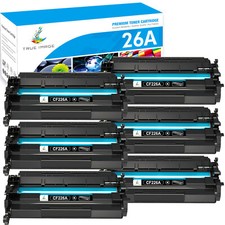 6PK Fits For HP Laserjet Pro M402n MFP M426fdw CF226A 26A Black Toner Cartridge picture