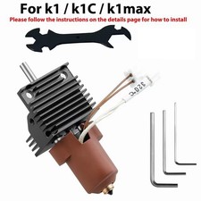 For Creality K1 K1C K1 Max Hotend Kit Hardened Steel Nozzle 3D Printer Parts US picture