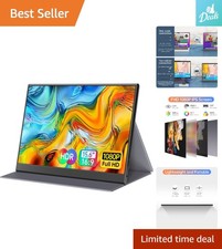 Lightweight 15.6-Inch Portable Gaming Monitor - 1080P Showcasing Vibrant Colors picture