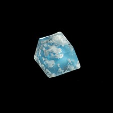 Single Resin Blue Sky Cloud OEM R4 Keycap Light Transmission For Cherry MX picture