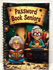 Password Book Seniors Internet Software Info Logbook Organizer. P005 picture
