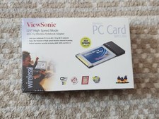 VIEWSONIC 802. 11g WIRELESS PC CARD ( NEW ) WPCC100 picture