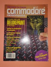 Commodore Magazine Amiga C64 128 Articles Programs Ads Etc. Vtg Retro Computing  picture