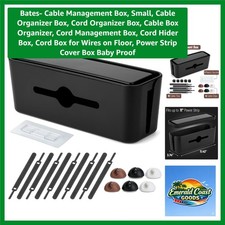 Bates Modern Cable Management Box for Clutter-Free Home & Office Spaces picture