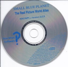 Small Blue Planet CD - The Real Picture World Atlas (PC Mac, vintage software) picture