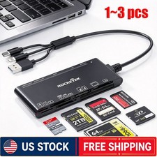 USB 3.0 Memory Card Reader, 7 in 1 Adapter Hub, for SD, CF, TF, Micro SD, XD, MS picture