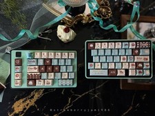 Prebuilt Blockboy Split65 Mint Black Ergonomic Mechanical Customized Keyboard picture