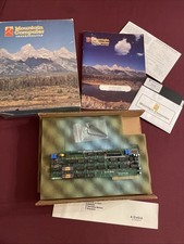 Mountain Computer A/D + D/A Card Apple II II+ IIe Complete CIB Box Manual Disc picture