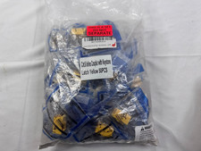 50 Pack Cat6 Inline Keystone Coupler RJ45 Ethernet Jack Yellow Latch Network Con picture