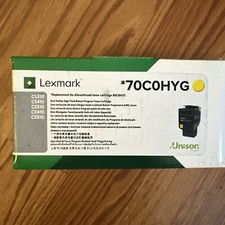 Lexmark One Yellow High Yield Toner Cartridge 70COHYG picture