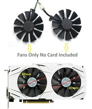 2PCS Graphic Card Cooling Fan For ASUS DUAL GeForce GTX1060-O6G PLD09210S12HH picture