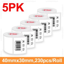 Self-Adhesive Thermal Label Paper for E210 P50 M110 M200 M220 Printers 20-50mm picture