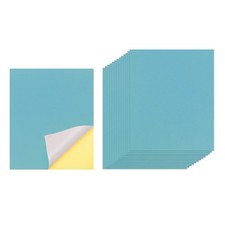 30 Sheets Printable Self Adhesive Sticker Paper for Laser Printer Light Blue picture